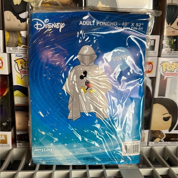 Jerry Leigh Disney Classic Mickey Mouse Rain Poncho - Picture 4 of 5